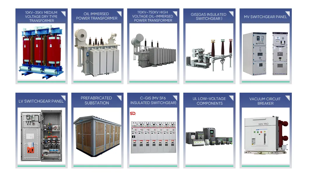 Main Product Range