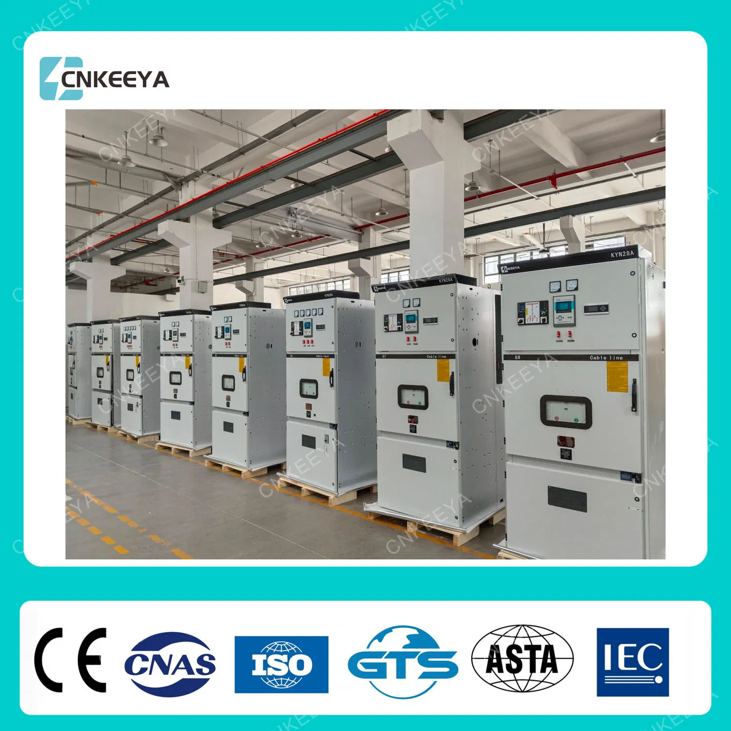 Cnkeeya New CCC Approved Wooden Case 1050*2200*26710mm China Reliable Industrial Intelligent Energy Switchgear