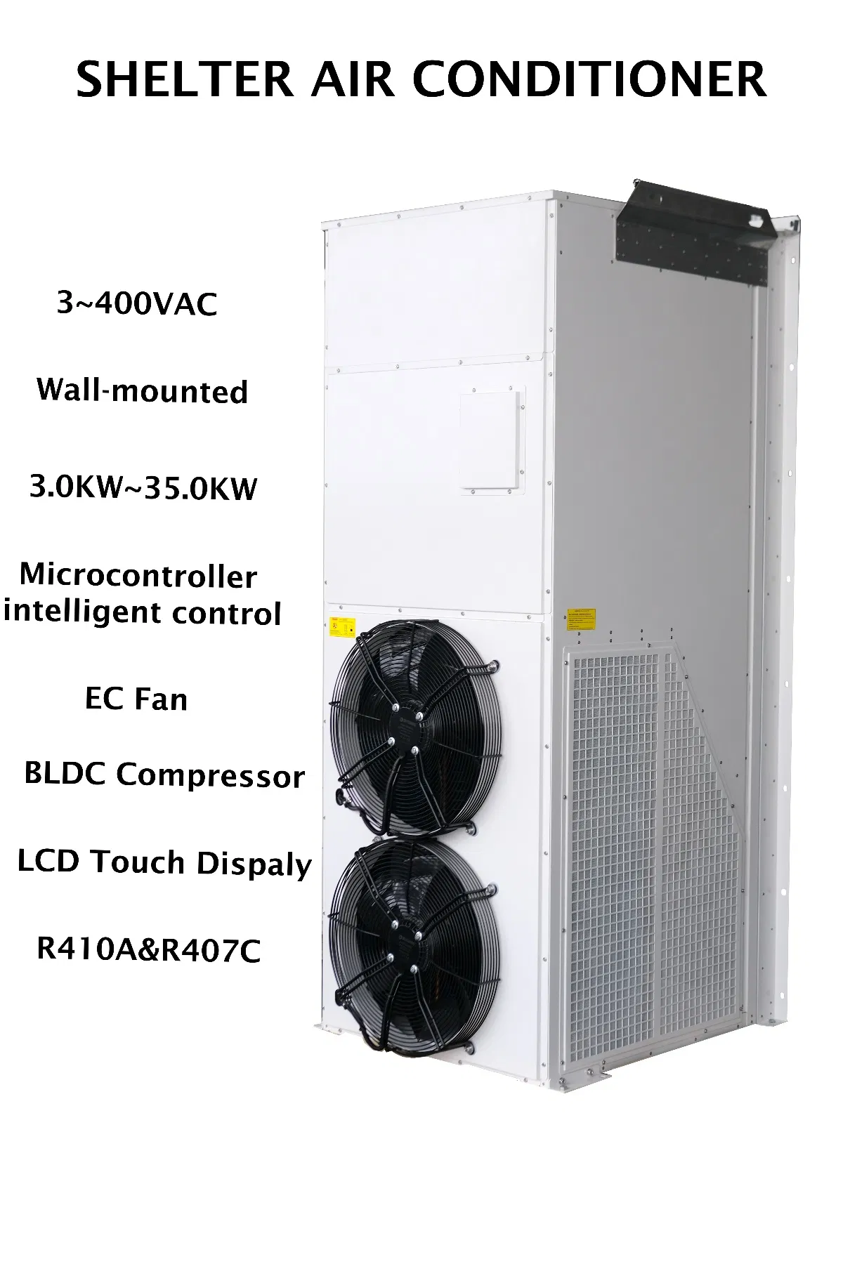 Industrial Electrical Room Air Conditioner IP55 HVAC System for Control and Switchgear Rooms