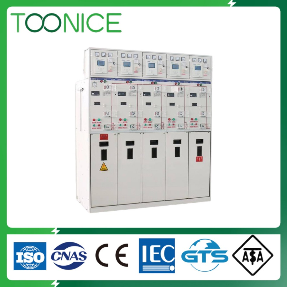 Toonice 12kv 24kv 36kv Medium Voltage High Voltage Ring Main Unit Sf6 Gas Insulated Switchgear Gis