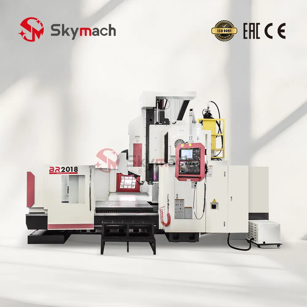 Br2018 Heavy-Duty Bt50 CNC Gantry Machining Center with Linear Guideways and Servo Motors and Fanuc Control