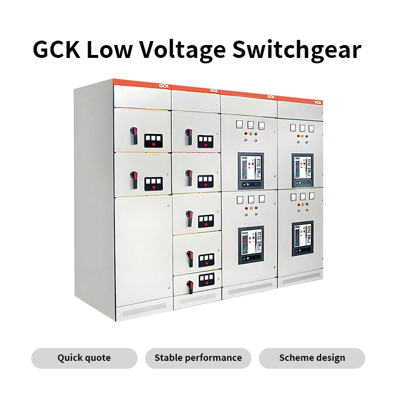 Gck Low Voltage Air Insulated 3phase Switchgear with Copper Busbars and Steel Enclosure