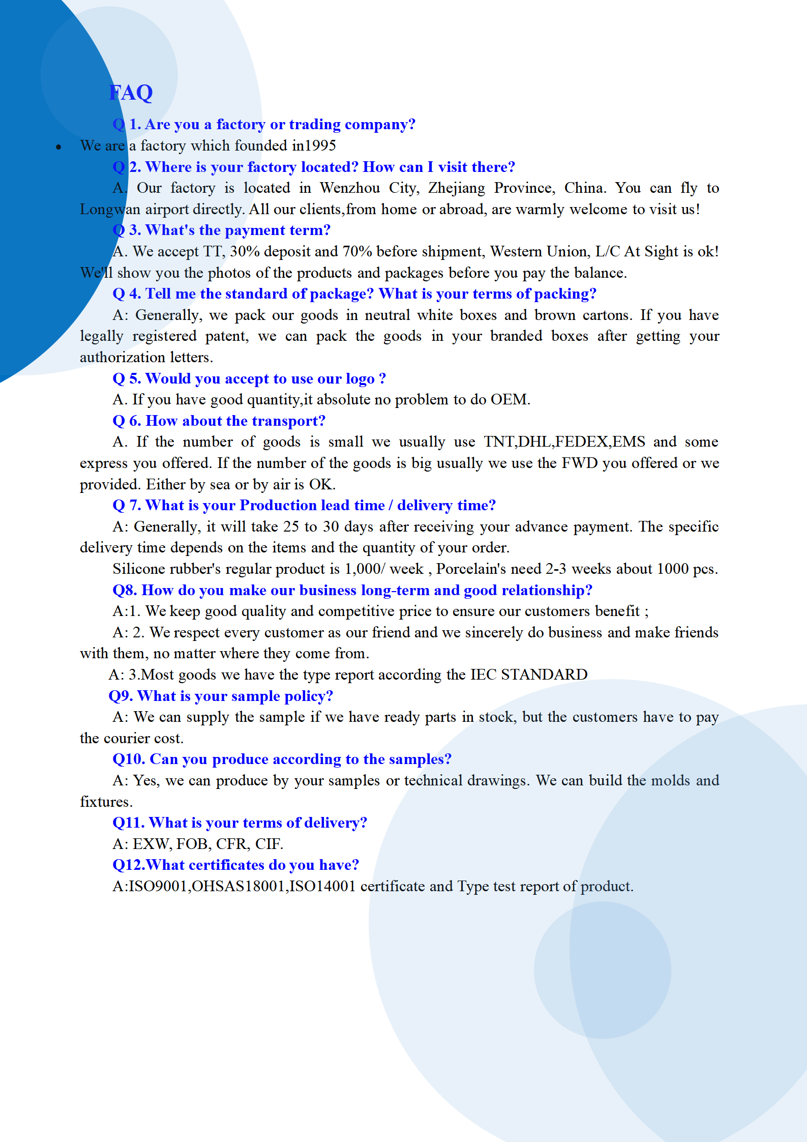 Technical Specifications