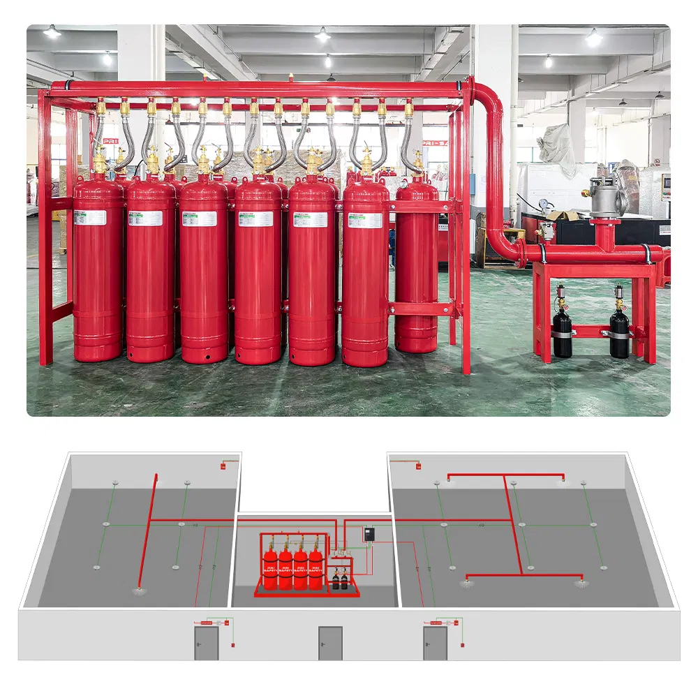 FM200 Fire System for Electrical Control Room and Power Distribution Room Fire Protection