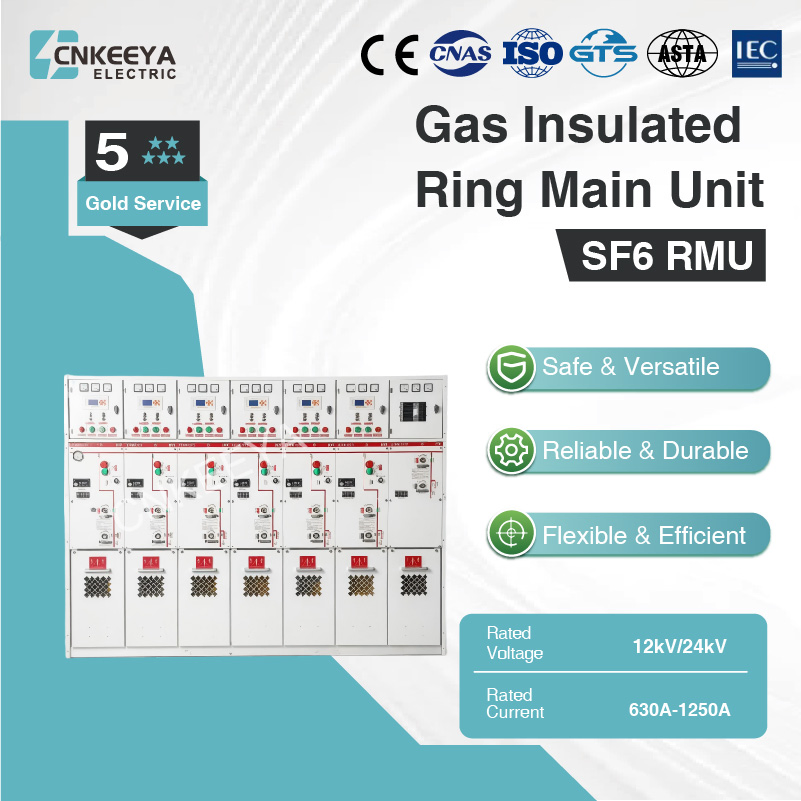 Indoor 12kv Sf6 Gas Insulated Rmu Switchgear