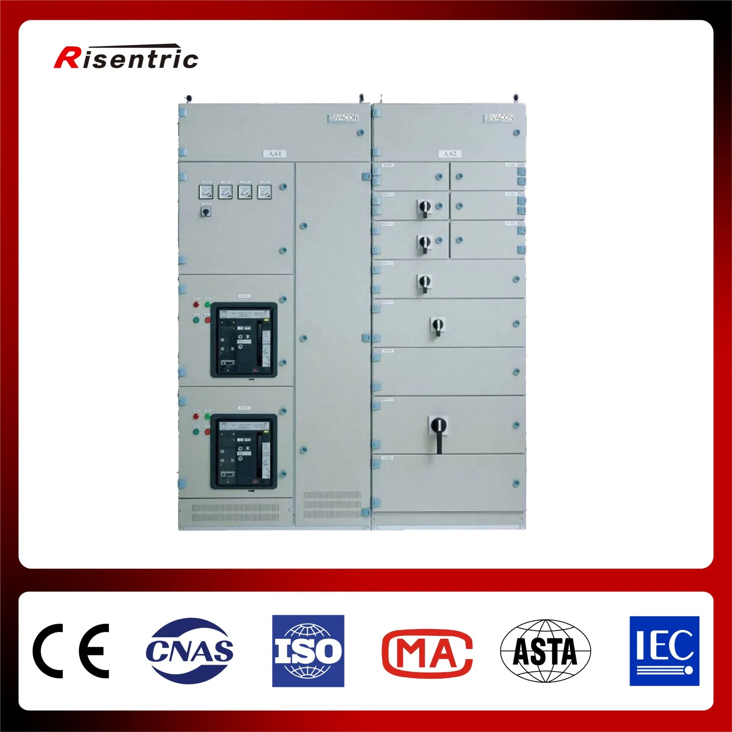 Sivacon 8PT Low Voltage Electrical Switchgear with IEC Standard for Industrial Use