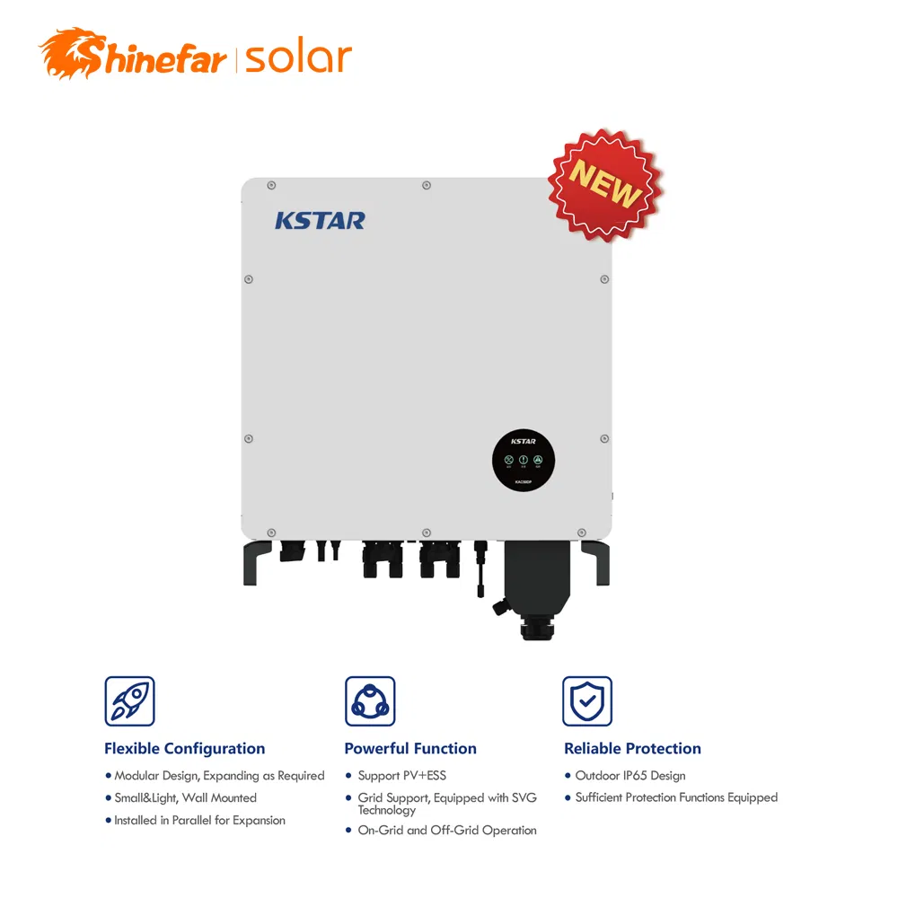 50kw Modular Power Converter Modular Design Sufficient Protection Functions Equipped Solar System