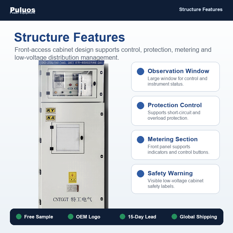 MNS Metal Low Voltage Switchgear Cabinet Power Distribution Panel Duplex Busbar System Switchboard In Switchgear Type
