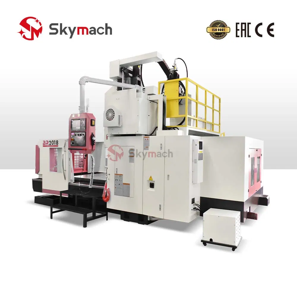 Br2018 Heavy-Duty Bt50 CNC Gantry Machining Center with Linear Guideways and Servo Motors and Fanuc Control
