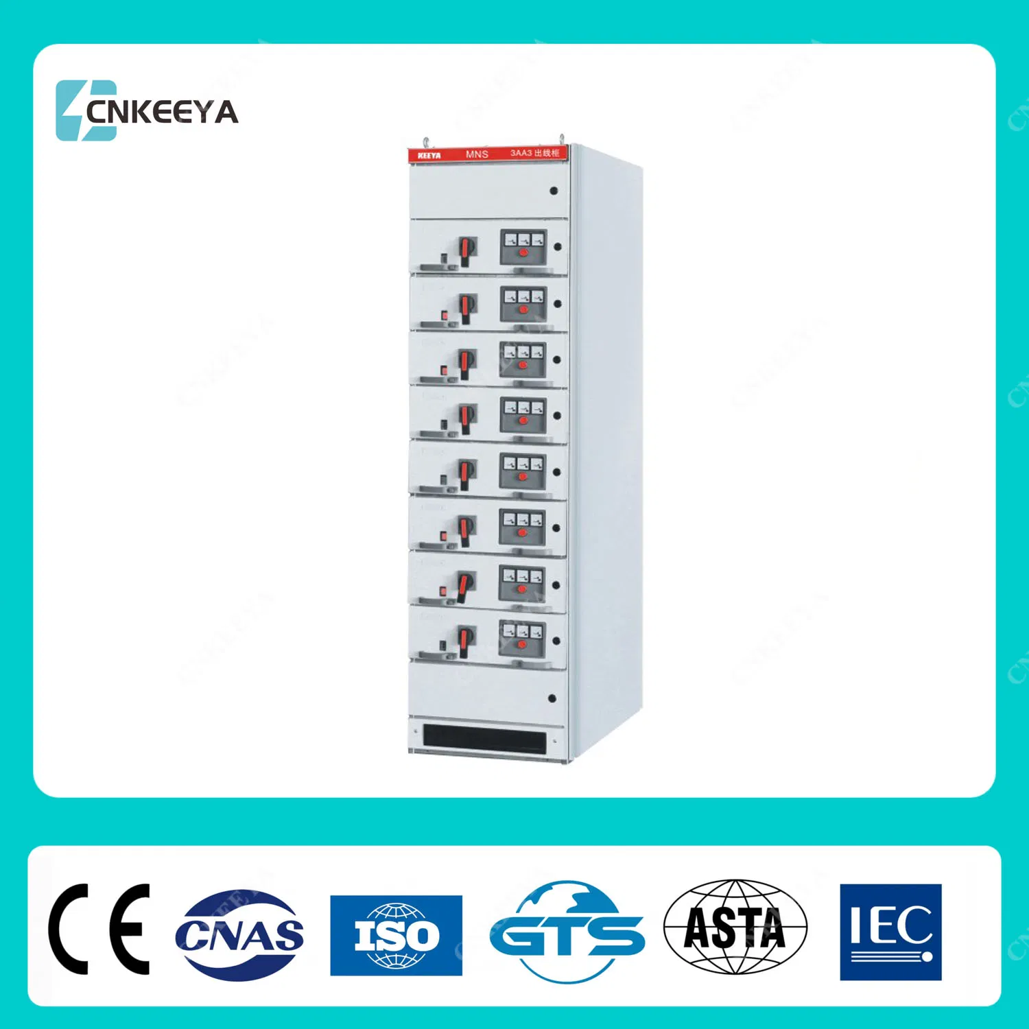 Cnkeeya Low Voltage Wooden Case 1100*860*2180mm Electrical Box Switchgear with ISO9001