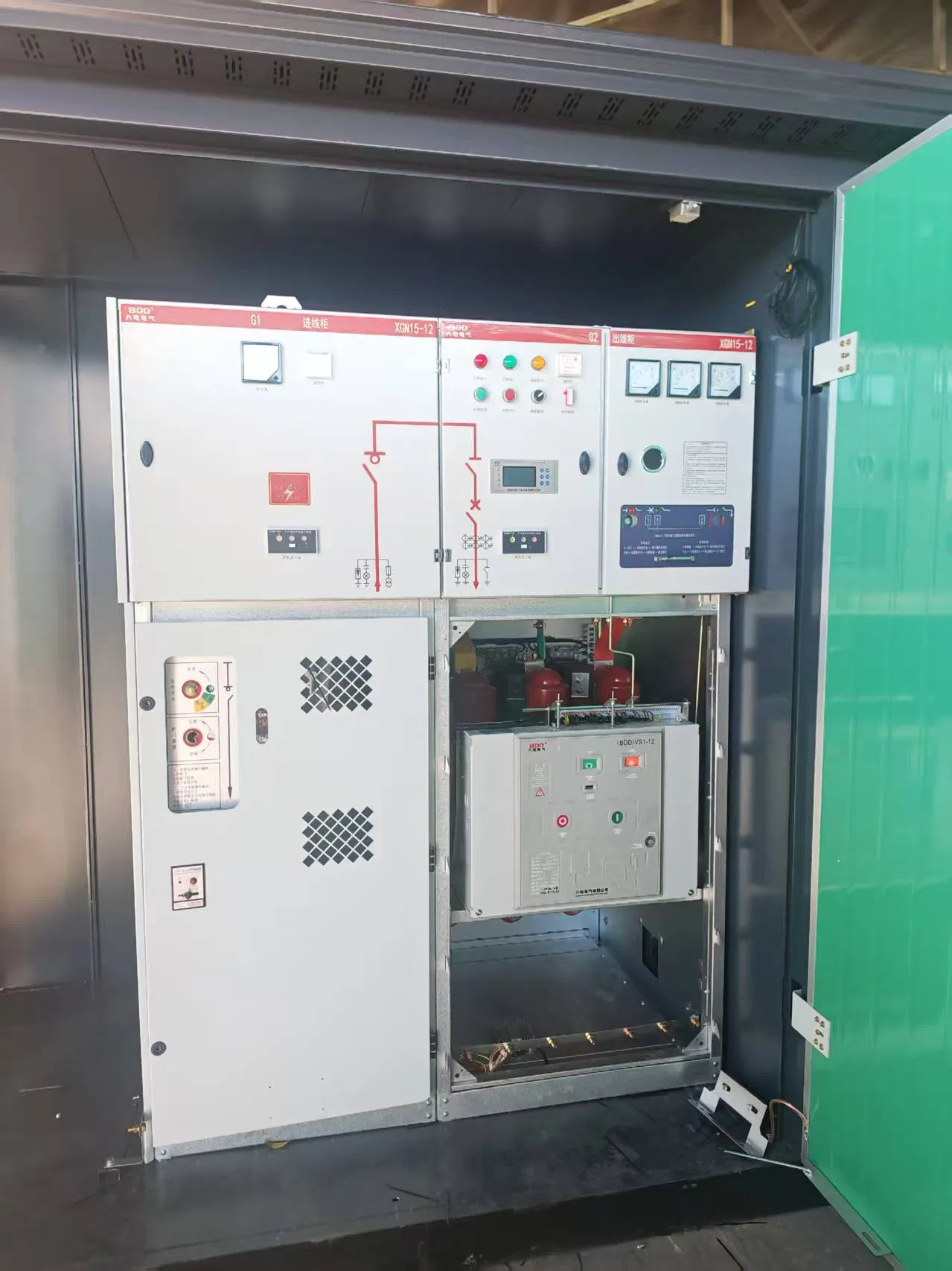 Air Insulation of Sulfur Hexafluoride Switchgear of 10kv High Voltage Semi-Insulated Ring Network Cabinetring Network Cabinet