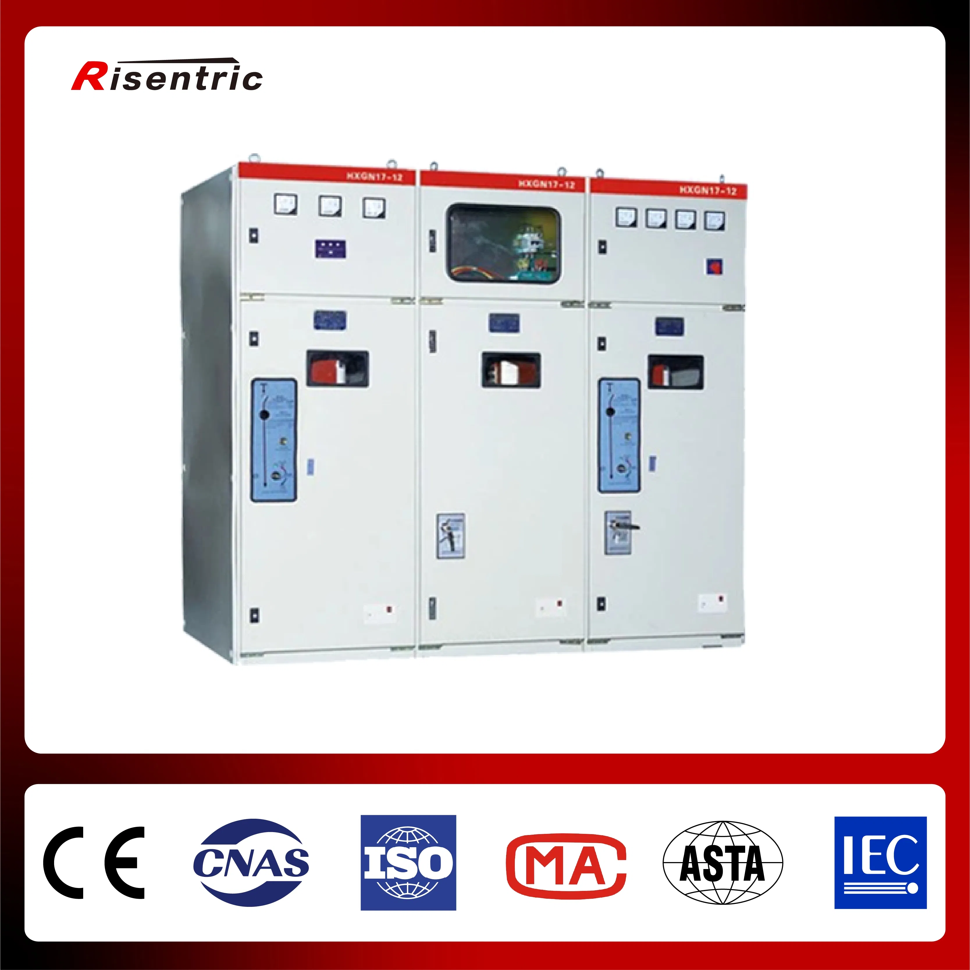 12kv 3 Phase AC Metal Enclosed Electrical Mv Switchgear for Power Distribution