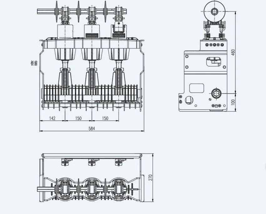 Lower Isolation Circuit Breaker Dimensions