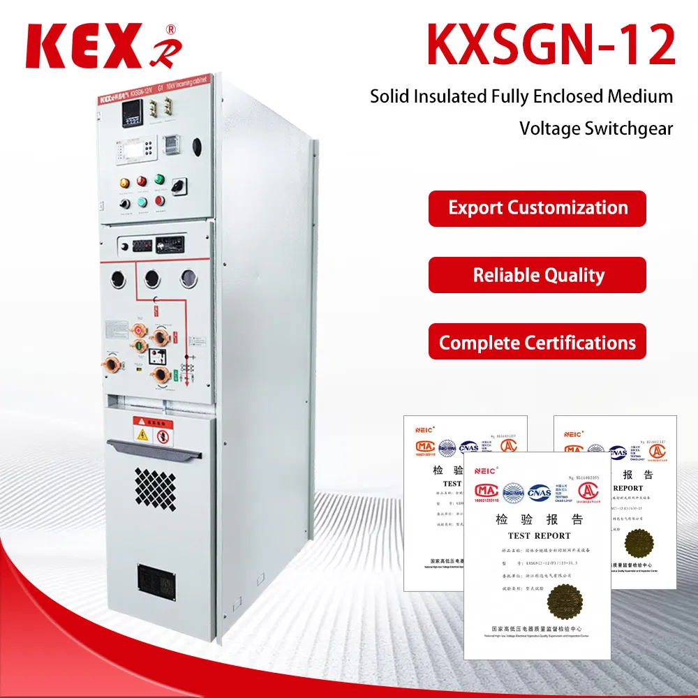 10kv Electrical Control Solid Insulated Switchgear Cabinet Gas Solutions with Efficient Distribution and Delivery Timeframe