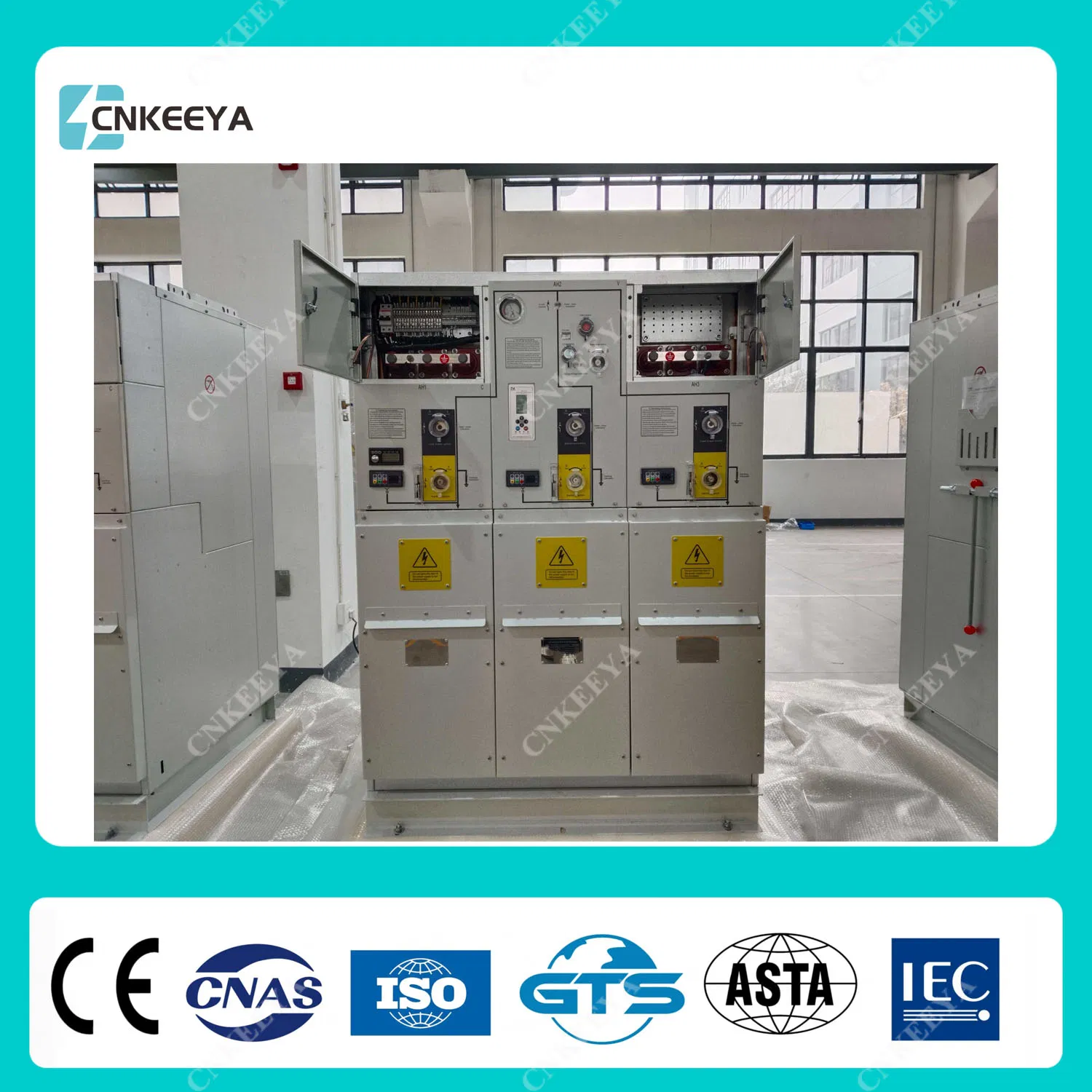 Cnkeeya ISO9001 Approved Wooden Case 325*751*1345mm China Air Insulated Distribution Cabinet Switchgear Hot Sale