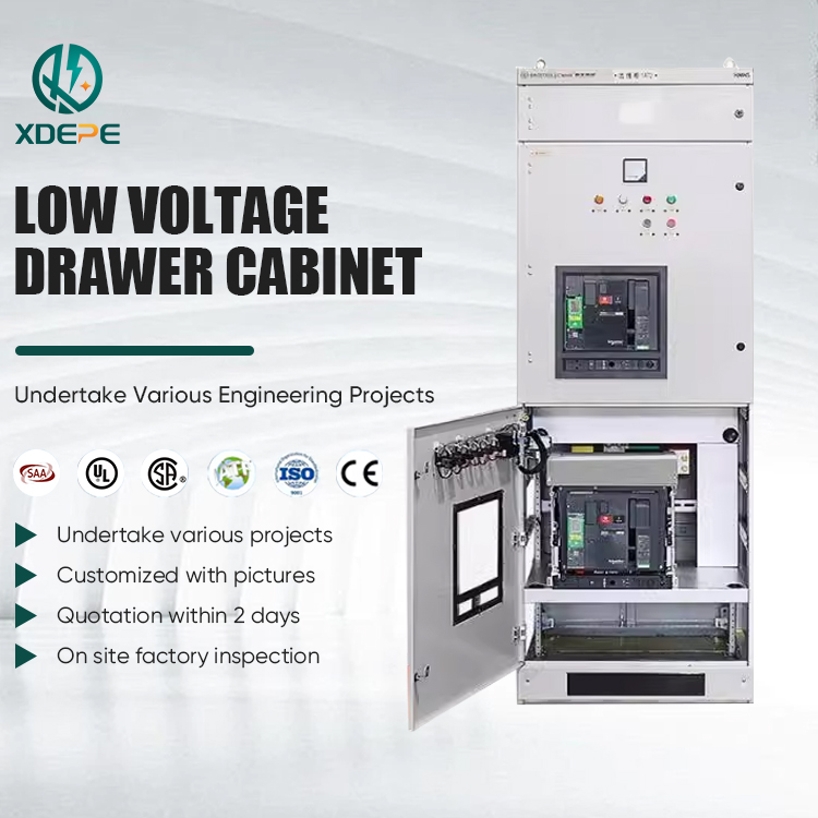 Complete Assembly Switchgear Panel 1600A Electrical Distribution Cabinet IP54 Protection Hybrid Lock for Power Distribution