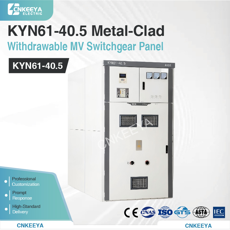 Cnkeeya Kyn61-40.5 Armored Switchgear Enclosed Metal Clad 1250A Mv&Hv Switchgear