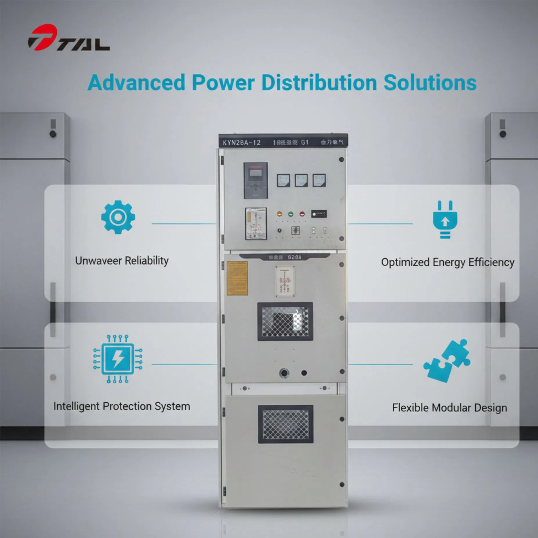 Kyn28 Electrical Prefabricated Compact Substation Cabinet Switchgear