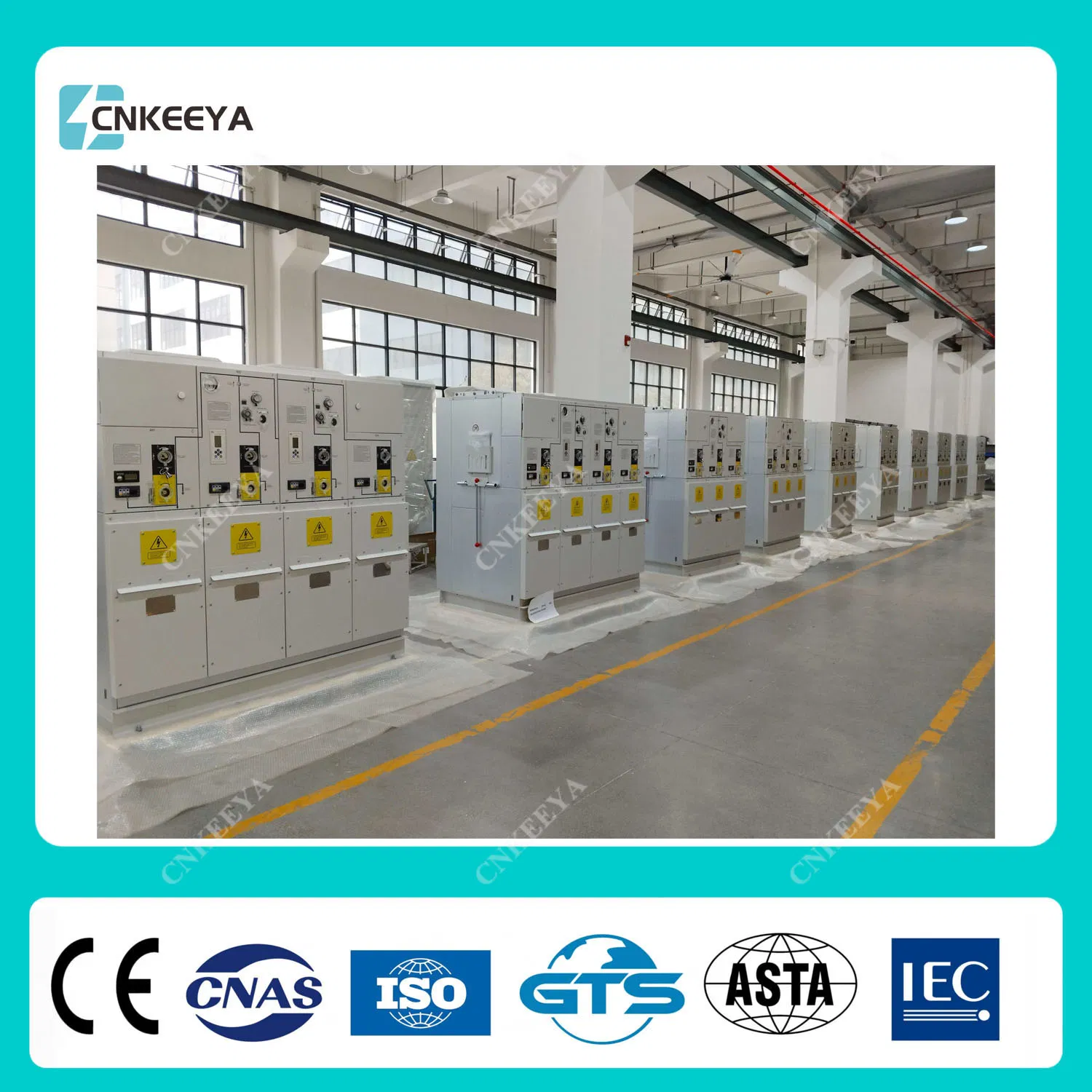 Cnkeeya ISO9001 Approved Wooden Case 325*751*1345mm China Air Insulated Distribution Cabinet Switchgear Hot Sale
