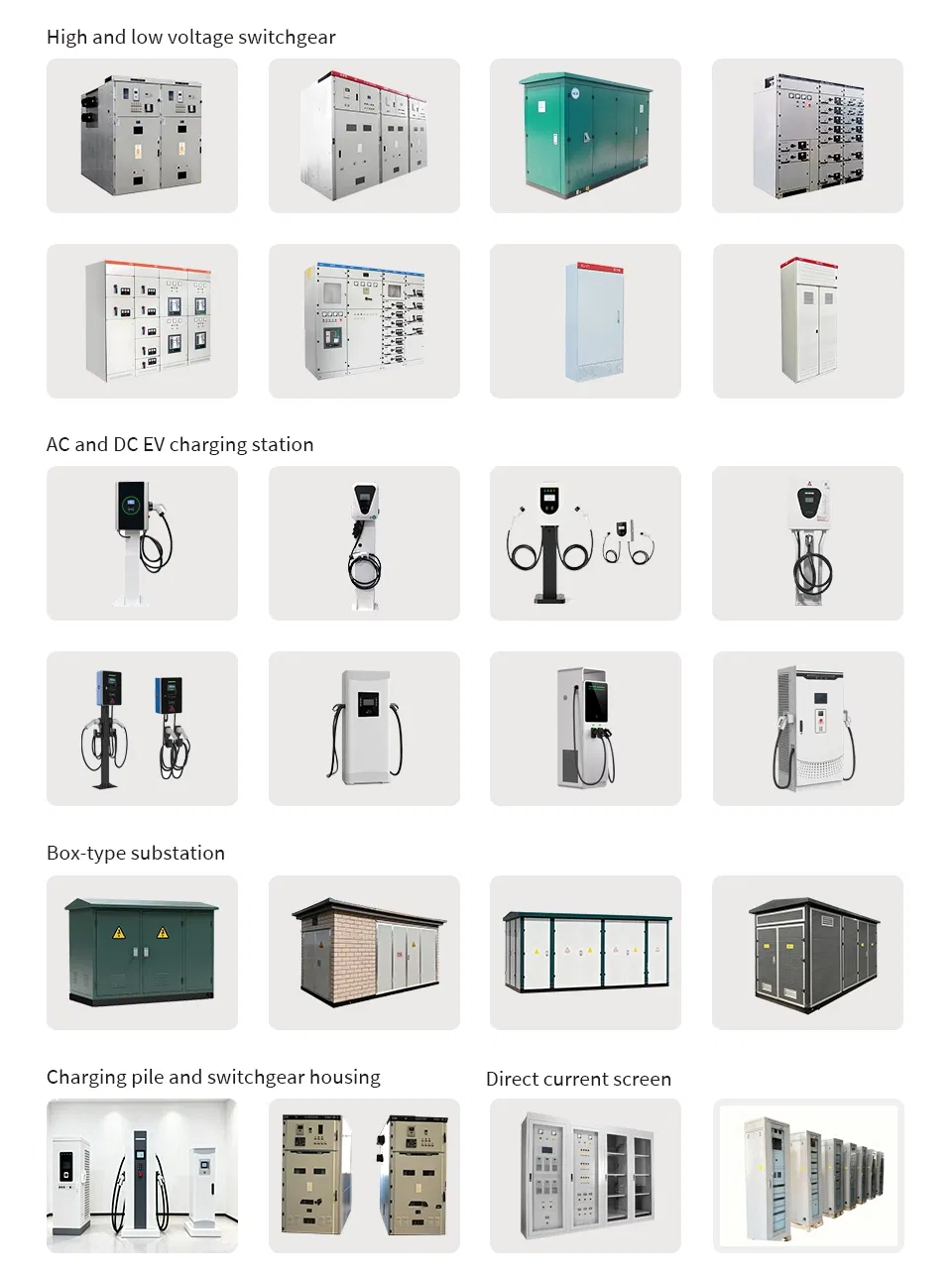 Company Products Range