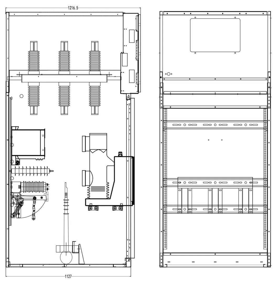 Structure and Dimensions of Switchgear