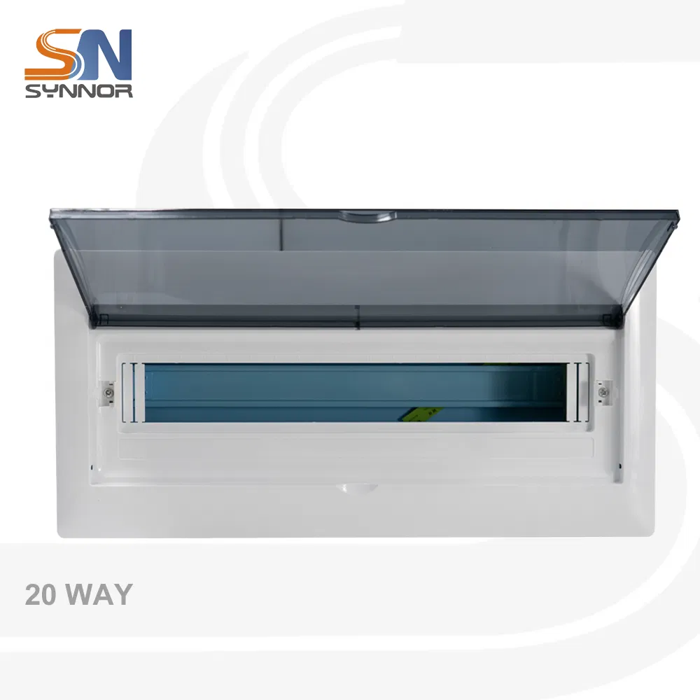 16 Ways MCB Distribution Box Electrical Control Panel with ABS &amp; PC Cover