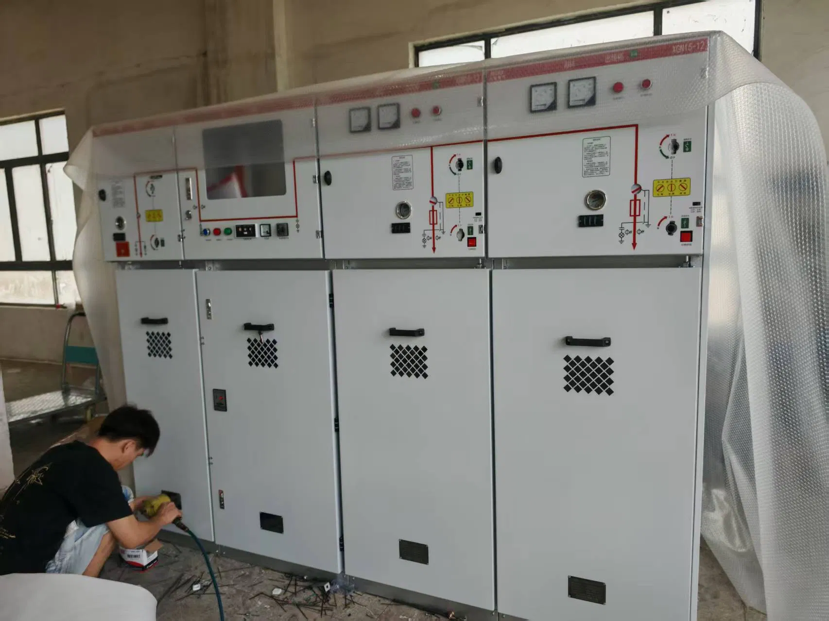 Air Insulation of Sulfur Hexafluoride Switchgear of 10kv High Voltage Semi-Insulated Ring Network Cabinetring Network Cabinet