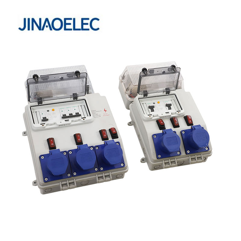 JINAO 16A 3p/2p Industrial Combination Power Box Portable Power Distribution Board