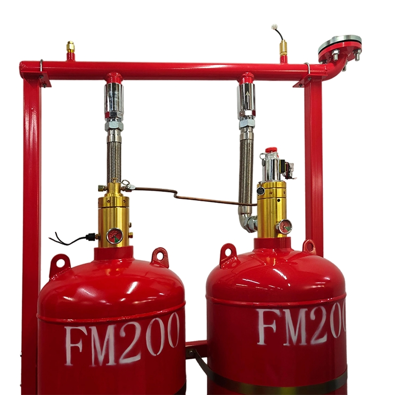 Advanced FM200 Pipe Network System for Optimal Power Plant Protection