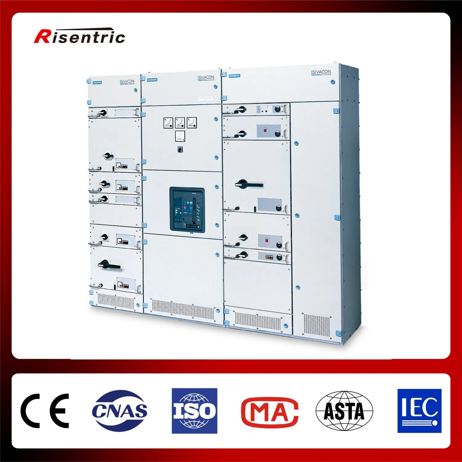 Sivacon 8PT Low Voltage Electrical Switchgear with IEC Standard for Industrial Use