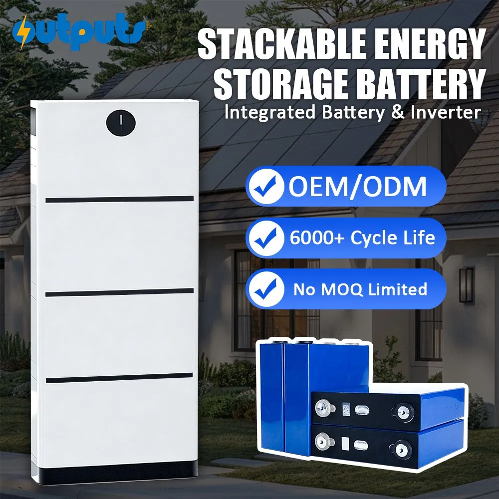 Compact Stackable Home Energy Storage Solar Power System with Plug-and-Play Installation and Seamless Grid-Outage Protection