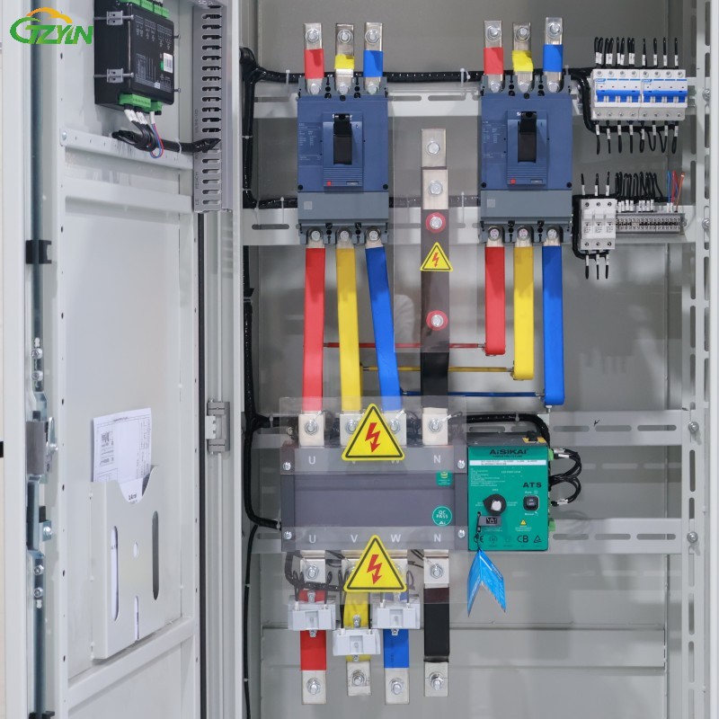 Customized GOZYUN Brand LV Switchgear Complete Set 3 Phases 400A ATS Control Cabinet OEM Dual Power Distribution Cabinet IP30