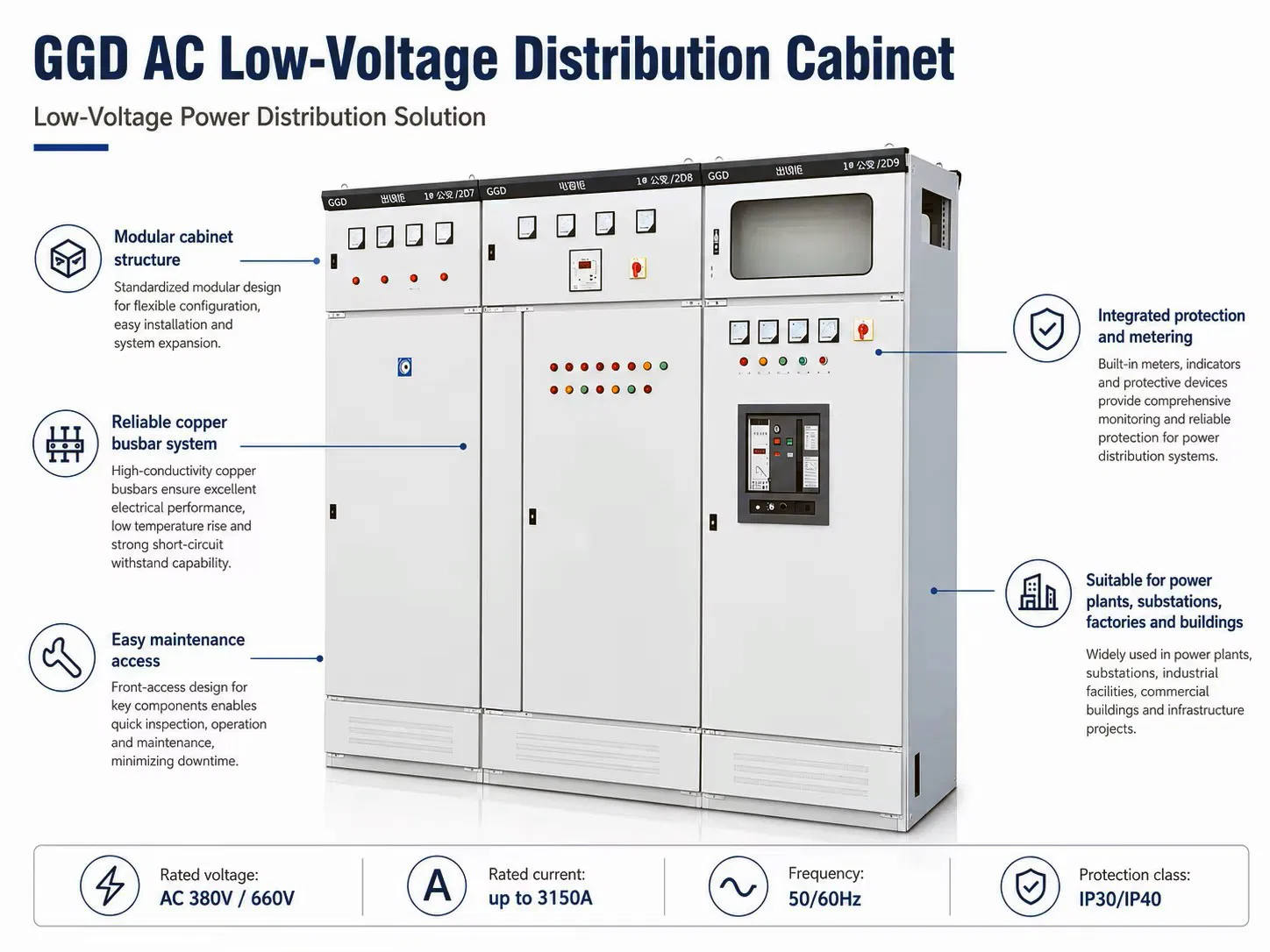 Ggd Low Voltage Fixed-Mounted Switchgear
