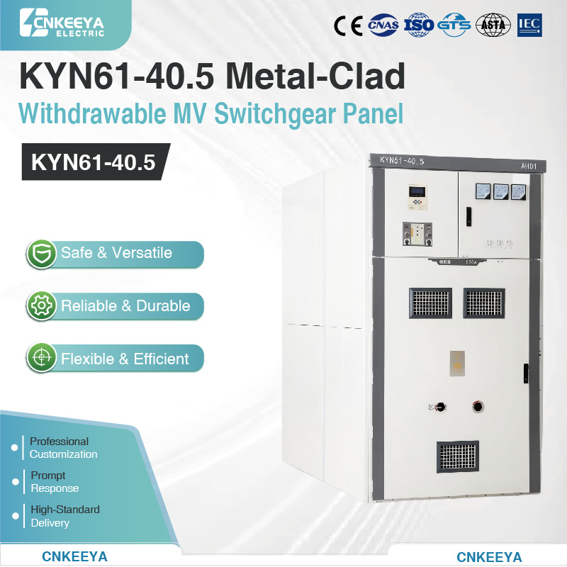 Cnkeeya Kyn61-40.5 Armored Switchgear Enclosed Metal Clad 1250A Mv&Hv Switchgear