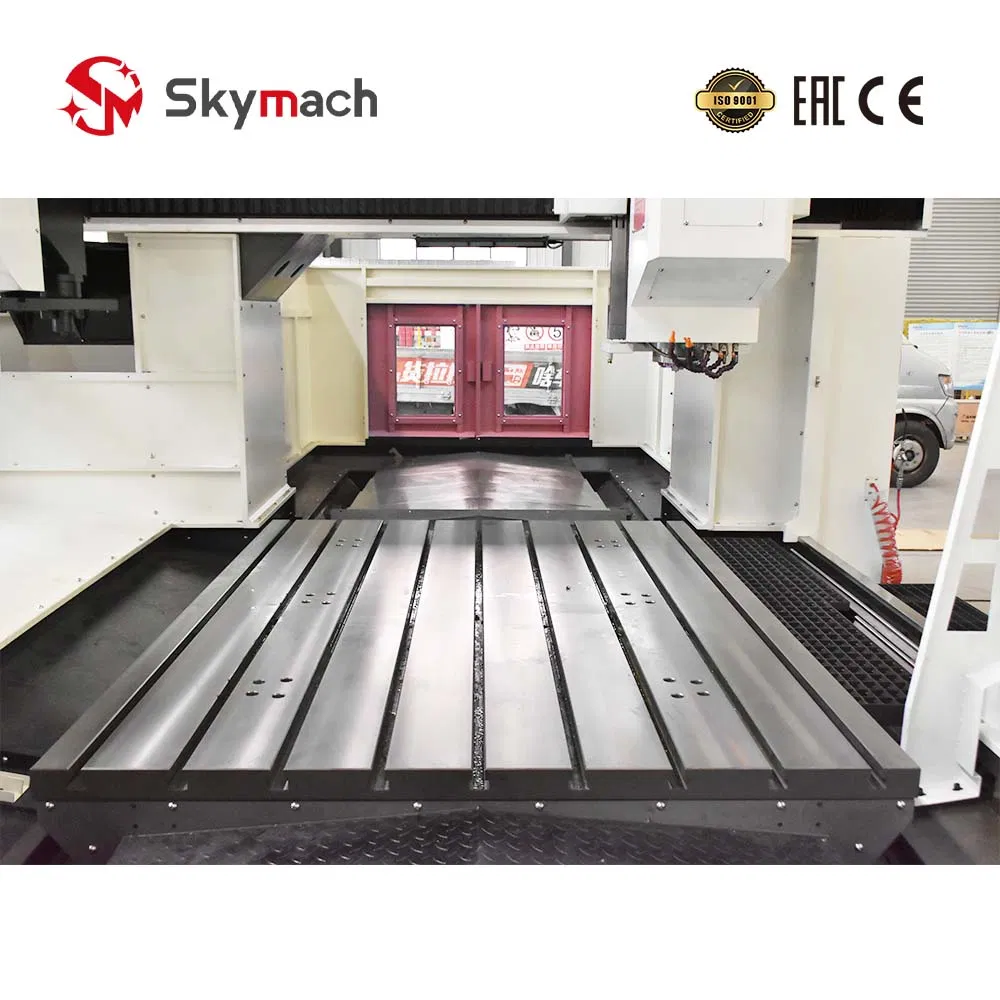 Br2018 Heavy-Duty Bt50 CNC Gantry Machining Center with Linear Guideways and Servo Motors and Fanuc Control