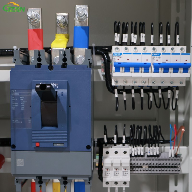 Customized GOZYUN Brand LV Switchgear Complete Set 3 Phases 400A ATS Control Cabinet OEM Dual Power Distribution Cabinet IP30