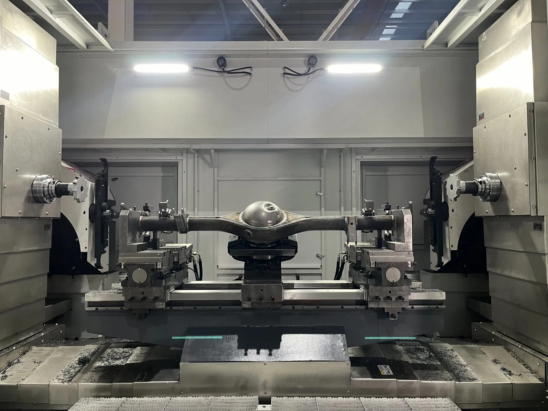 CNC Milling Drillign Tapping Boring Turning Double Sided Horizoontal CNC Machining Center with Double Spindle