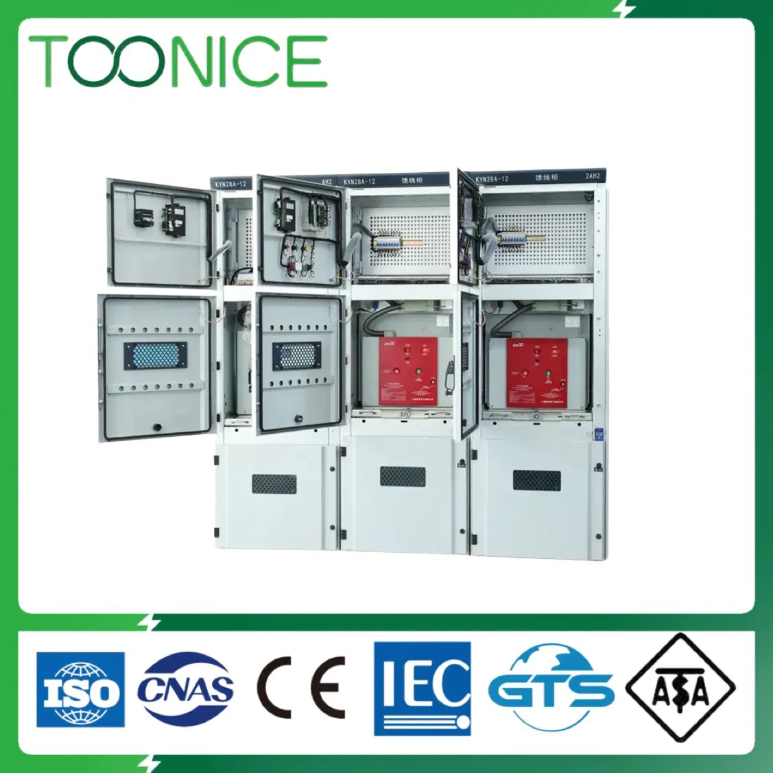 Kyn28 12kv Air Insulated Withdrawable Metal Clad Switchgear with Circuit Breaker