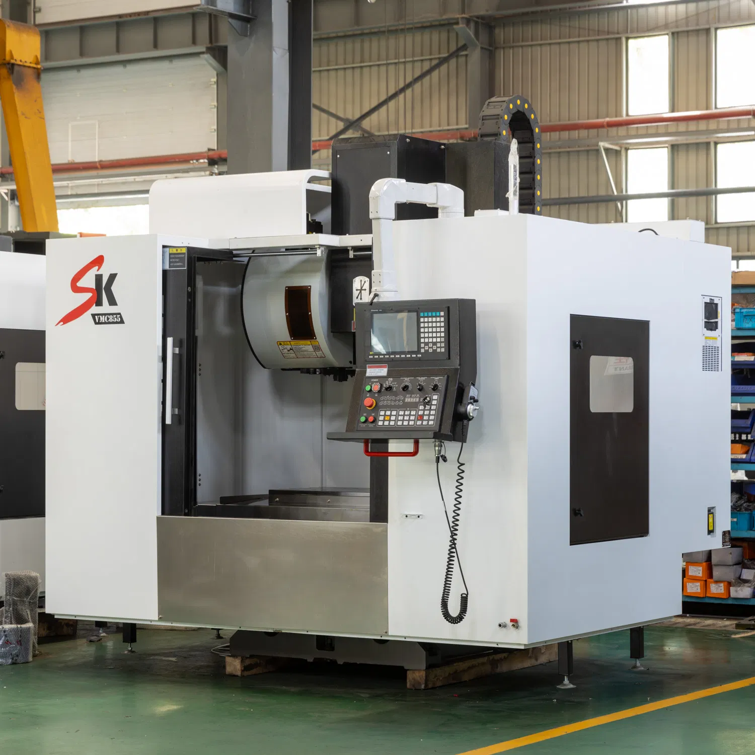 850 CNC Vmc Vertical Milling Processing Centre with GSK Fanuc Control Systems Bt40 Automatic Used Motor Competitive Price