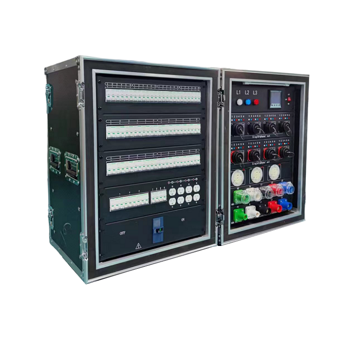 250 Amp 3 Phase Main Power Box 19 Core Socapex Output Temporary Distribution Board Box