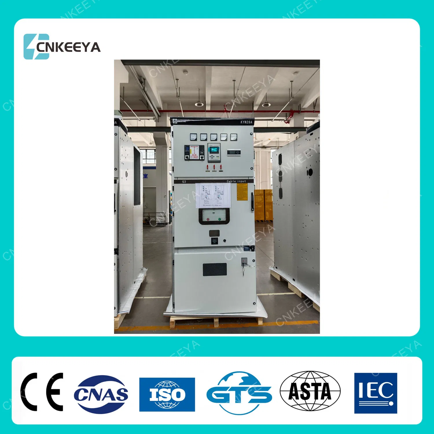 Cnkeeya New CCC Approved Wooden Case 1050*2200*26710mm China Reliable Industrial Intelligent Energy Switchgear