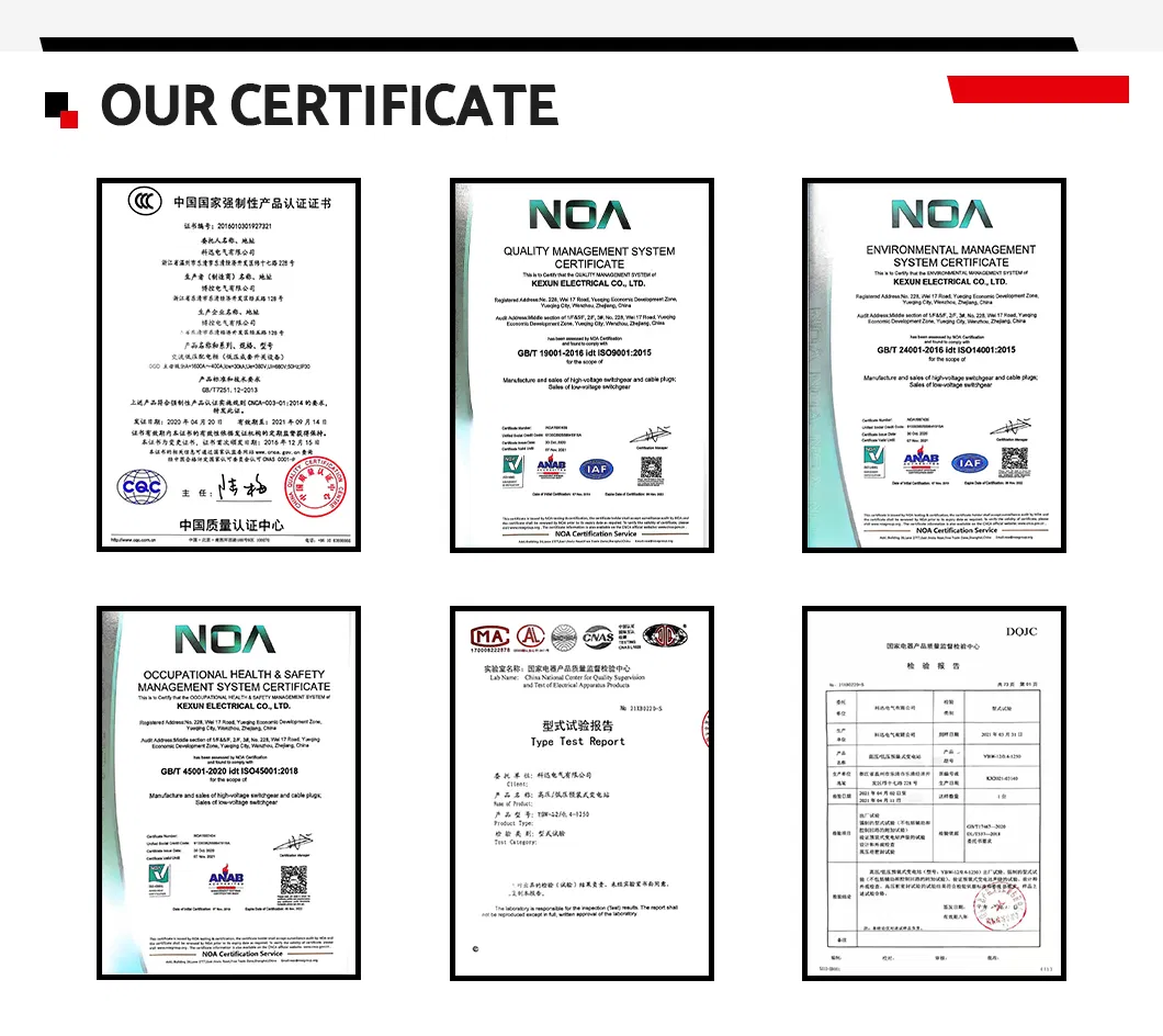 Certifications and Quality