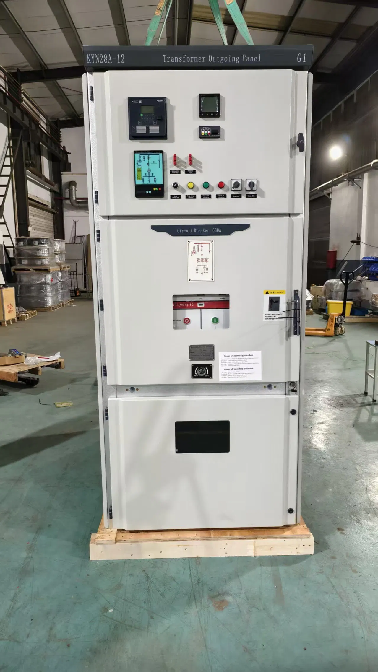 10kv 11kv 12kv 24kv Kyn28A-12 Indoor Metal-Clad Removable AC High Voltage Switchgear with Schneider Vcb Circuit Breaker