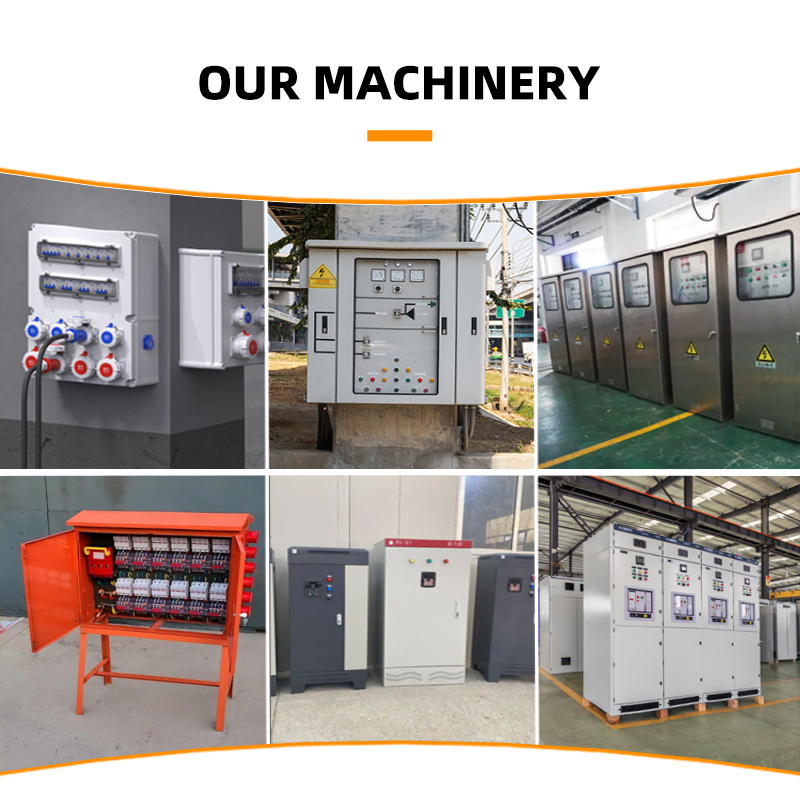 Electric 380V Ampermetro Panel Automation Electric Distribution Cabinet Electrical Control Board Power Distribution Equipment