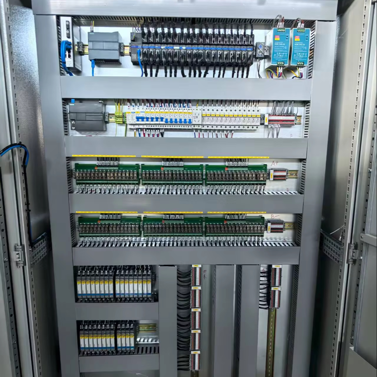 Customized Complete PLC Control Electrical Panel Board for Power Distribution Equipment Automation Cabinet