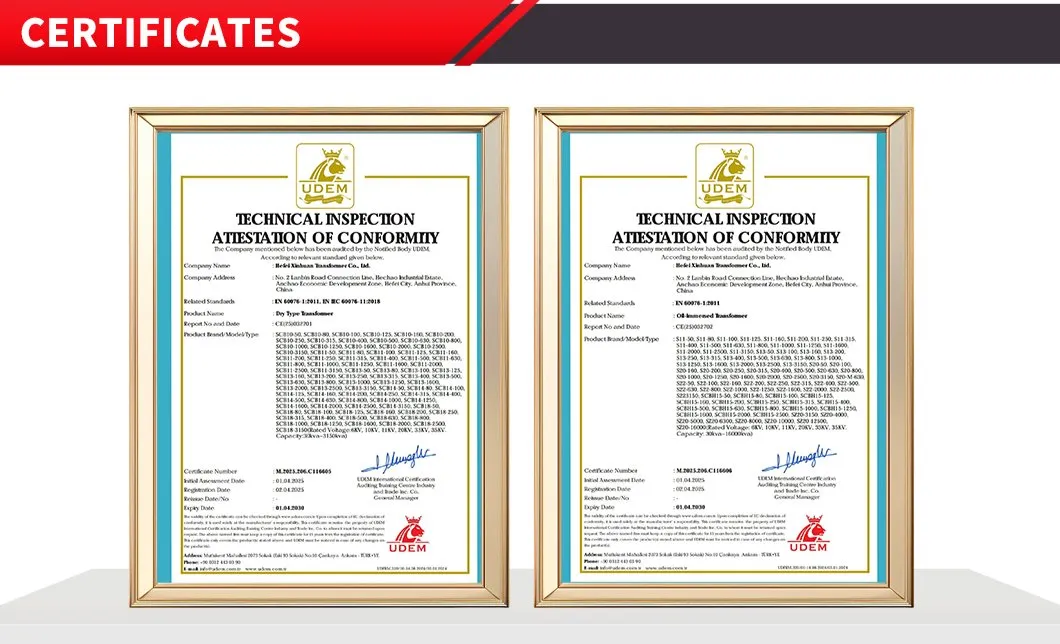 Product Certifications