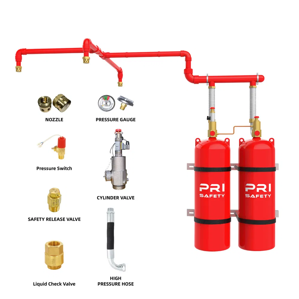 FM200 Fire System for Electrical Control Room and Power Distribution Room Fire Protection