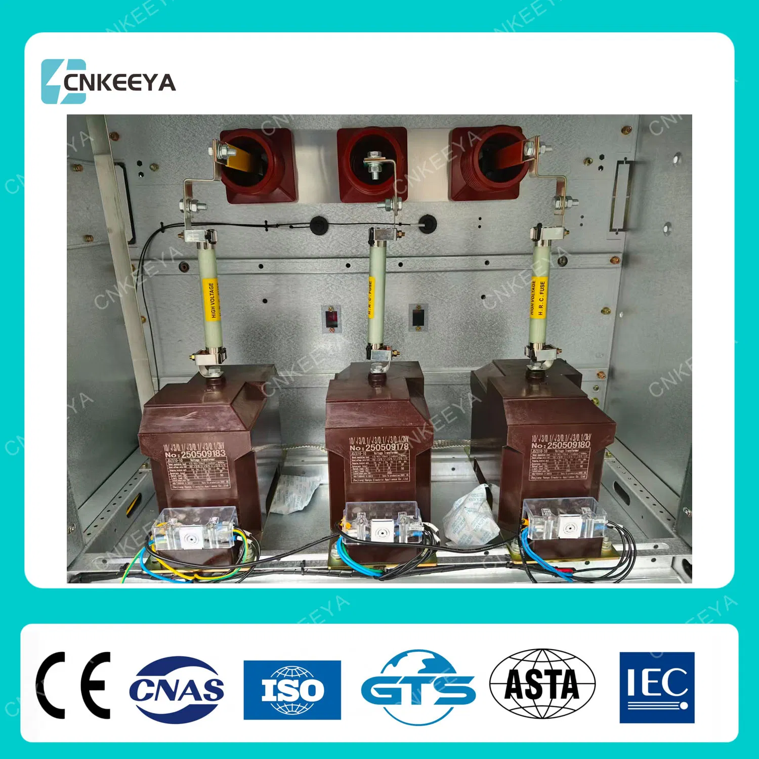 Cnkeeya New CCC Approved Wooden Case 1050*2200*26710mm China Reliable Industrial Intelligent Energy Switchgear