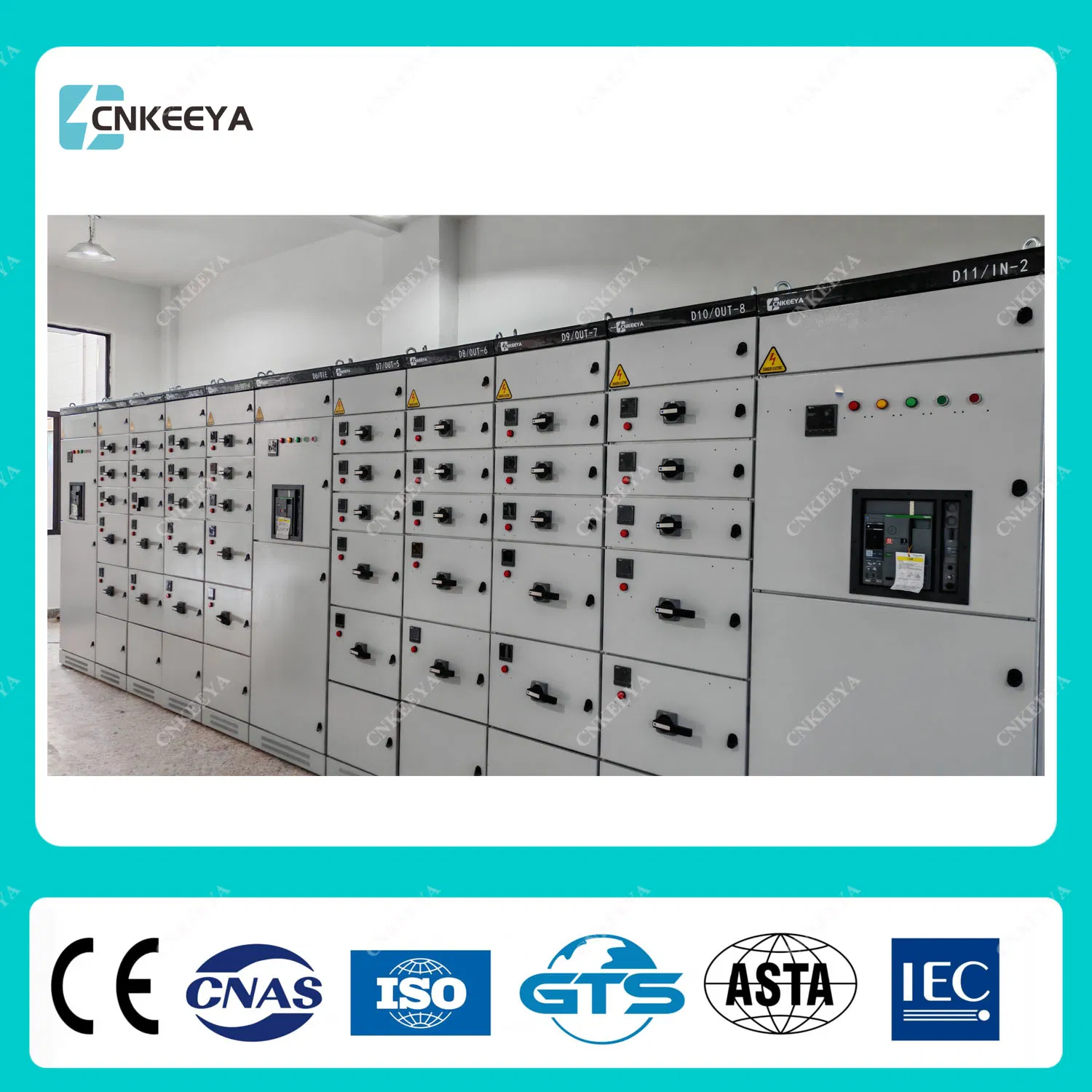 Cnkeeya 1100*860*2180mm Low Wooden Case China Medium Voltage Switchgear Gdf