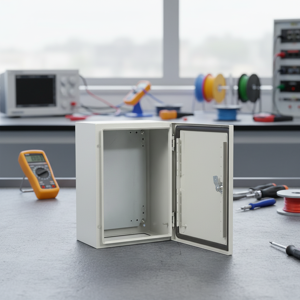 CHANGLI Waterproof DIN Rail Electrical Enclosure Panel Boards Steel Distribution Box with IP55 Protection Level 300x200x150mm
